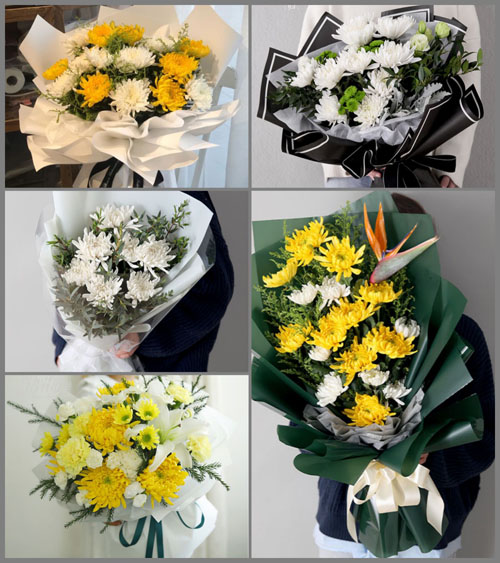 安徽池州市贵池区唐田镇吴田社区白事花束代送